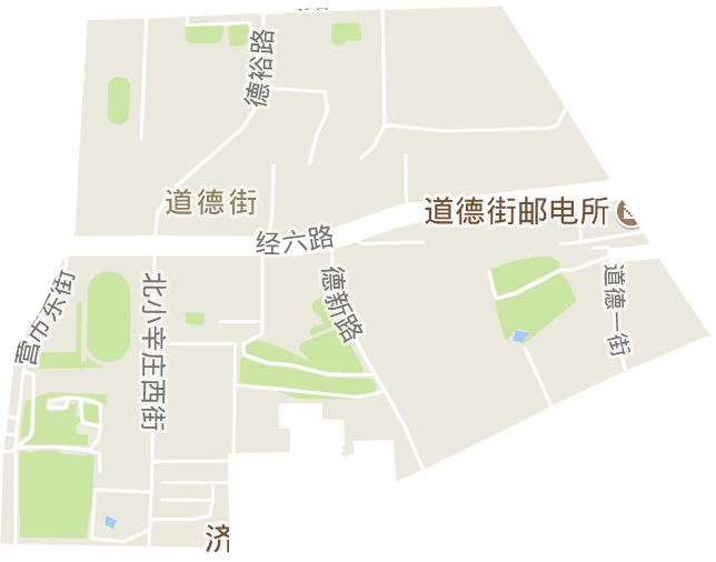 道德街街道电子地图