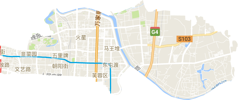 芙蓉区电子地图