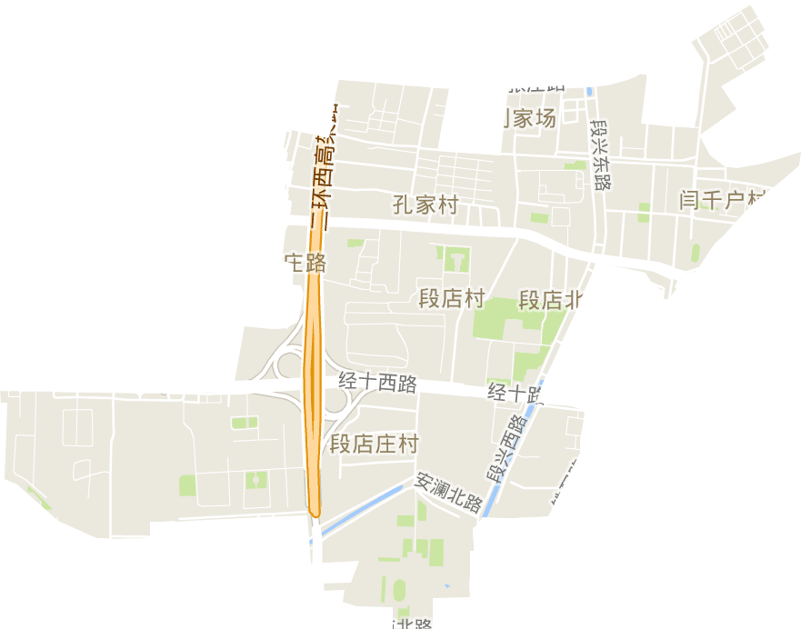 段店北路街道电子地图