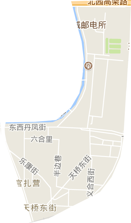 天桥东街街道电子地图