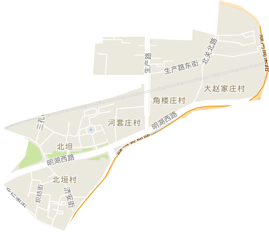 北坦街道电子地图
