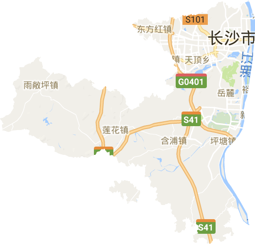 岳麓区电子地图