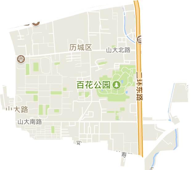山大路街道电子地图