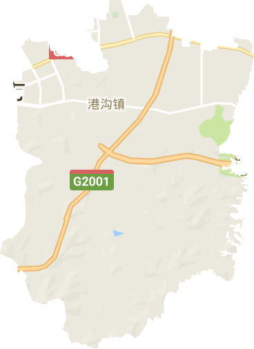 港沟街道电子地图