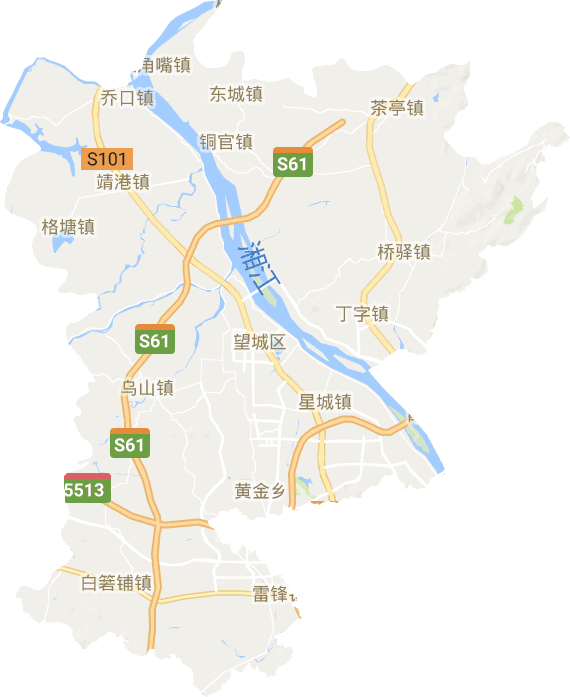 望城区电子地图