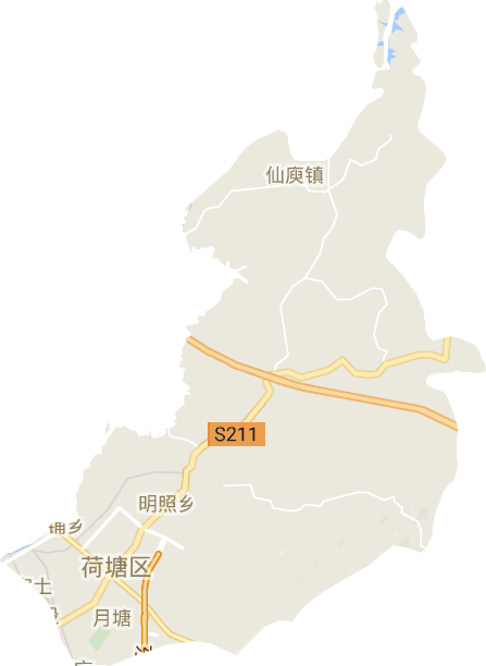 荷塘区电子地图