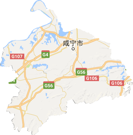 咸宁市电子地图