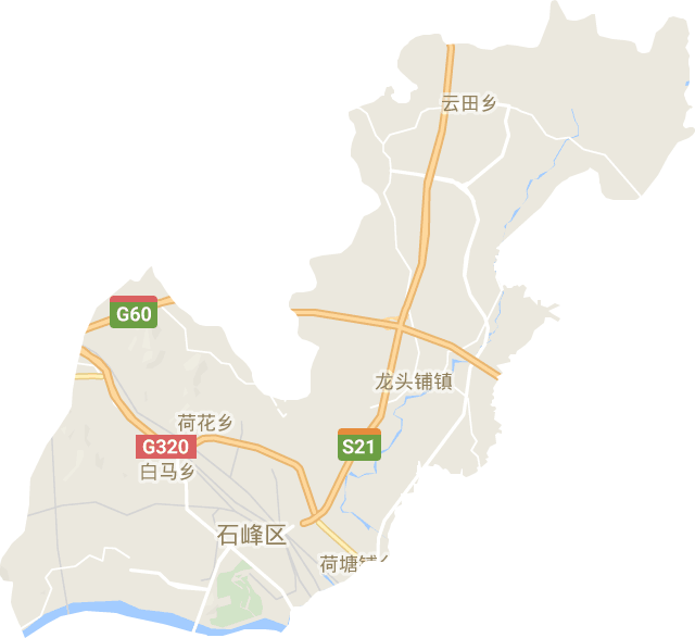 石峰区电子地图