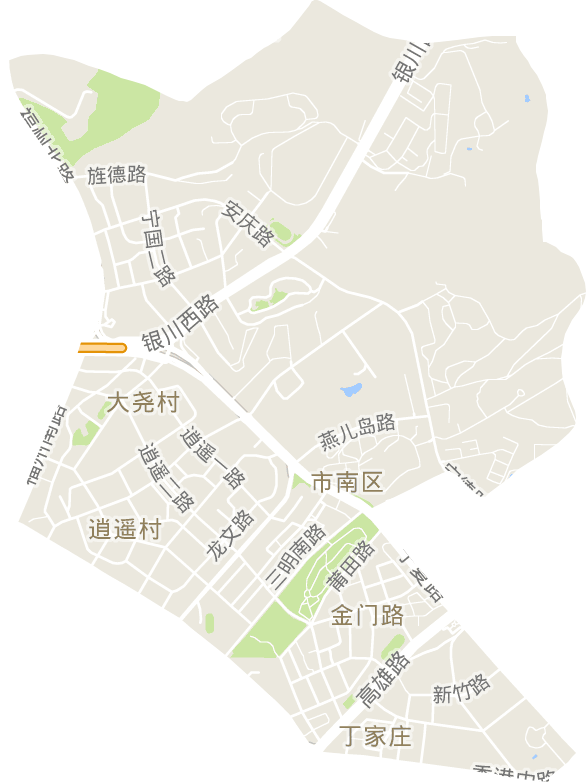 金门路街道电子地图