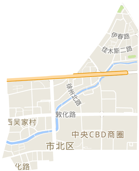 敦化路街道电子地图