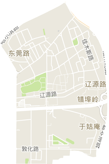 辽源路街道电子地图