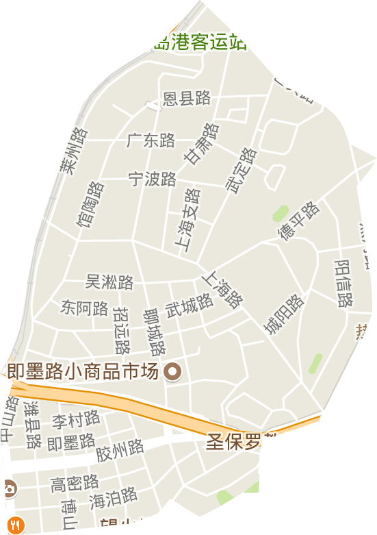 即墨路街道电子地图