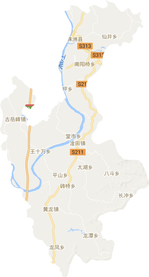 渌口区电子地图
