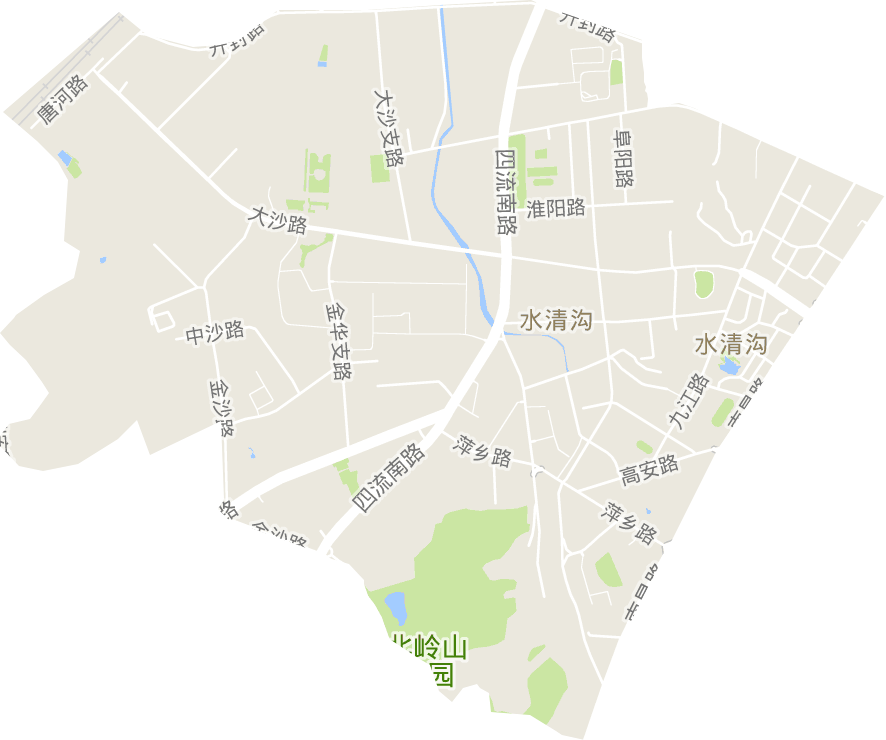 水清沟街道电子地图