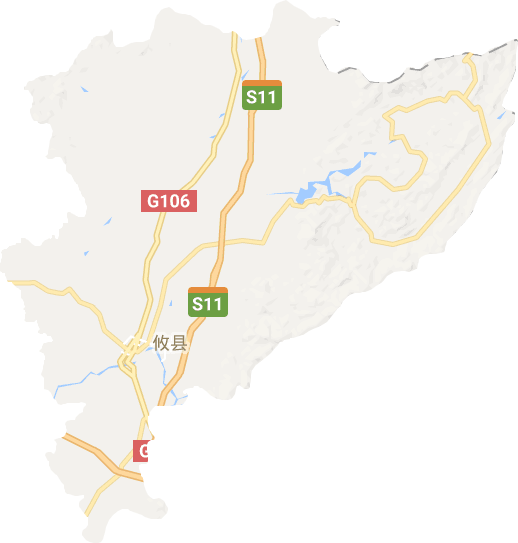 攸县电子地图