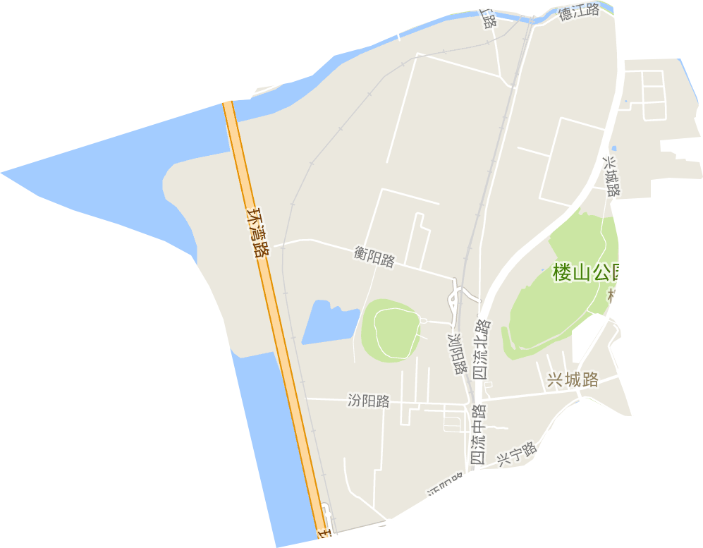 兴城路街道电子地图