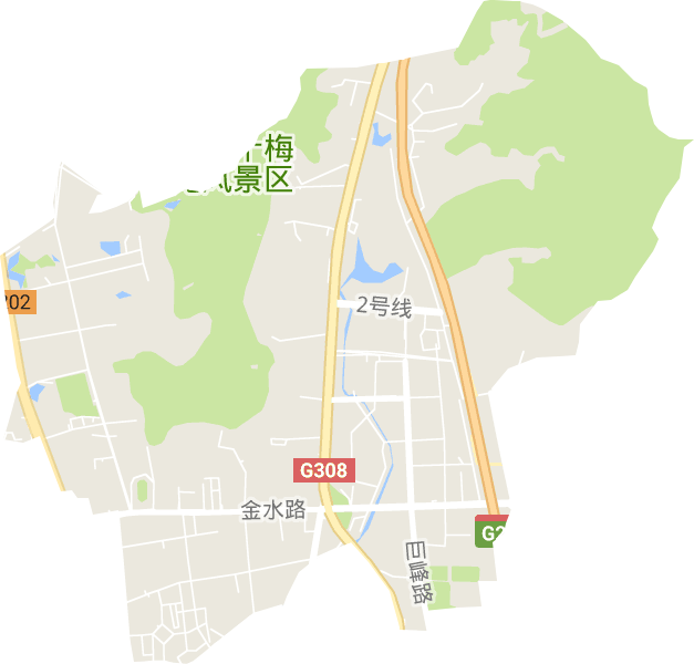 虎山路街道电子地图