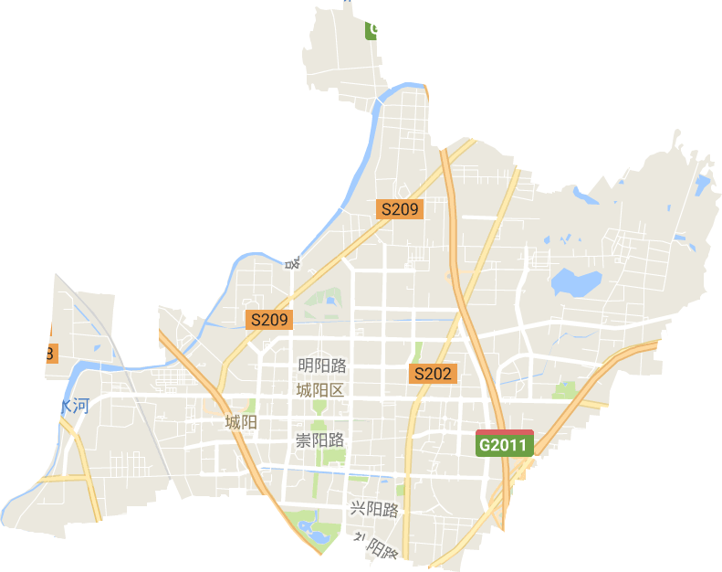 城阳街道电子地图