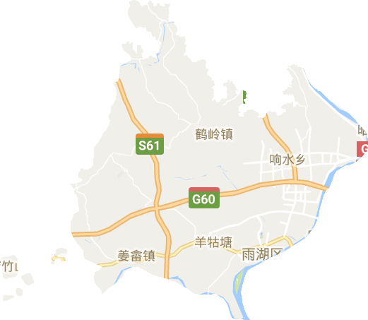 雨湖区电子地图
