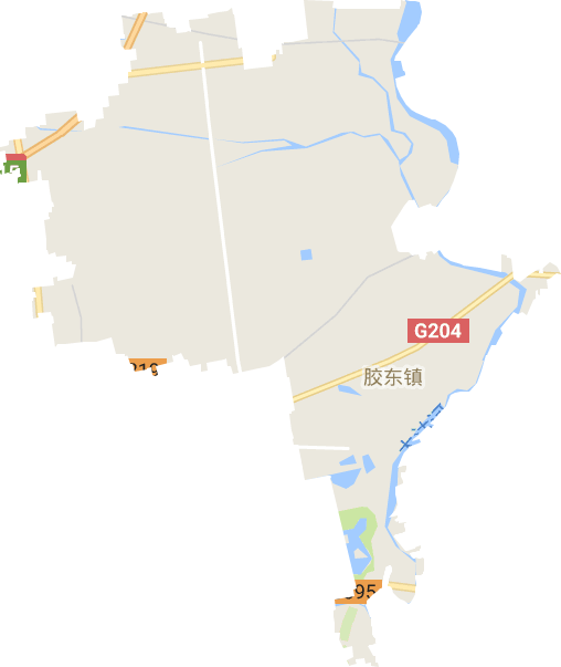 胶东街道电子地图