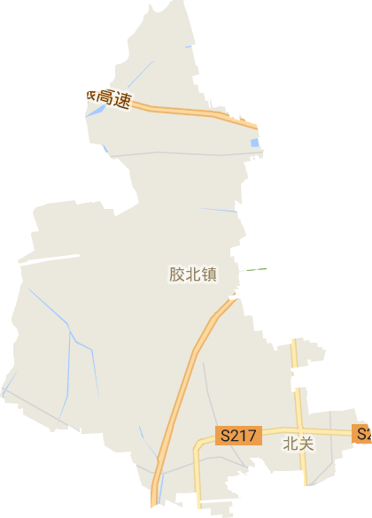 胶北街道电子地图