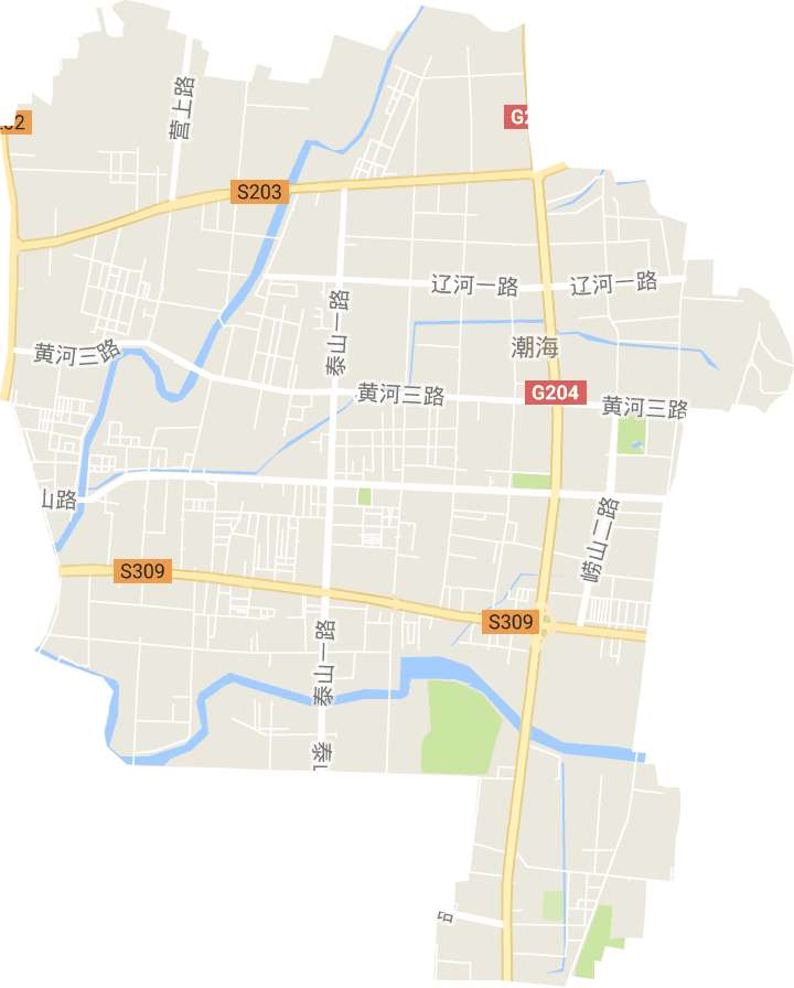 潮海街道电子地图