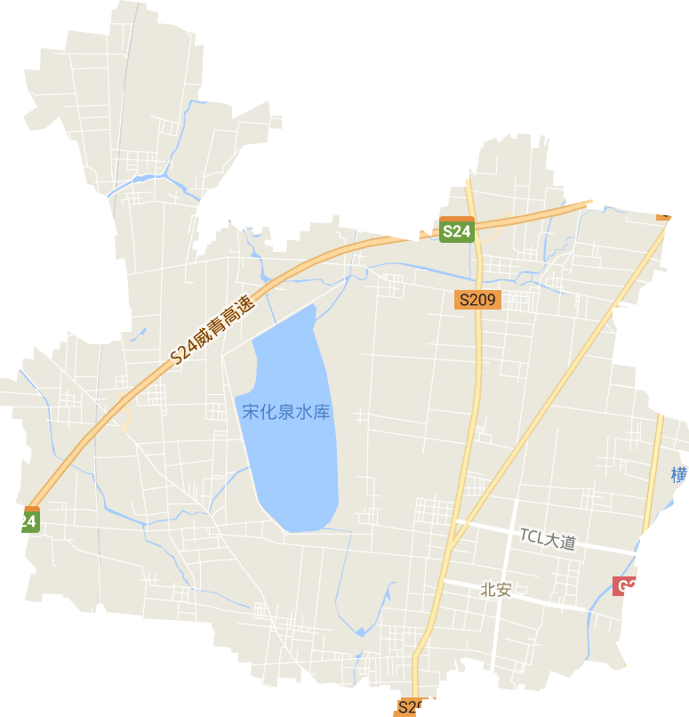 北安街道电子地图