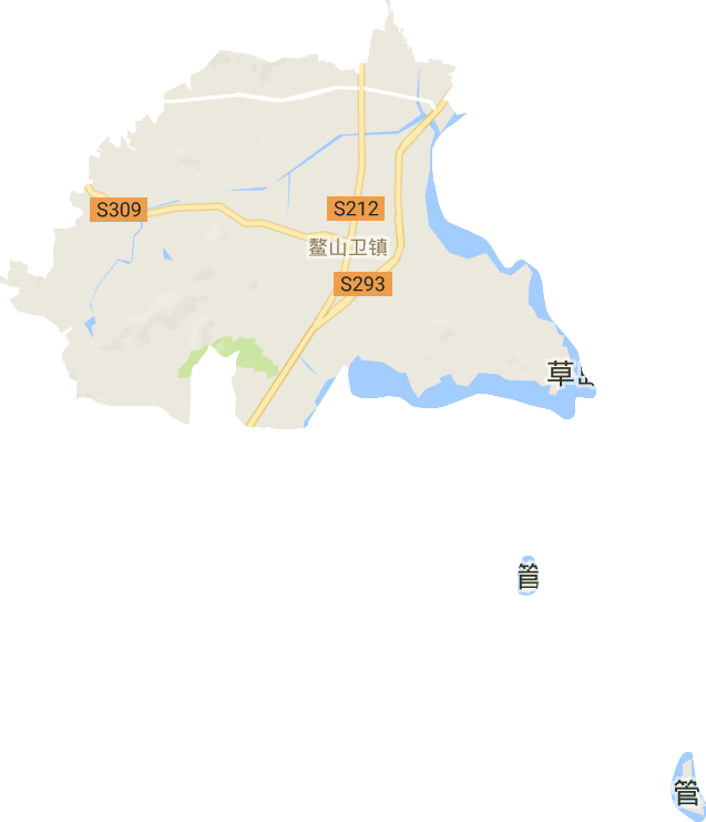 鳌山卫街道电子地图