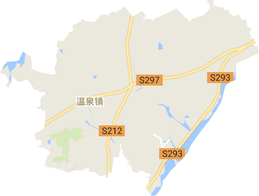 温泉街道电子地图