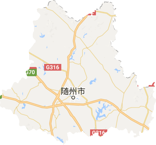 随州市电子地图