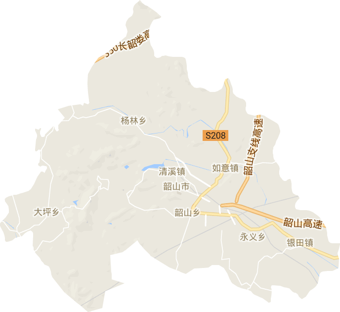 韶山市电子地图