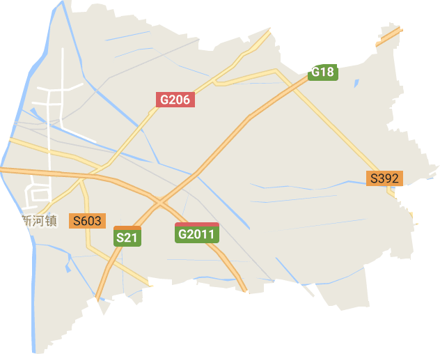 新河镇电子地图