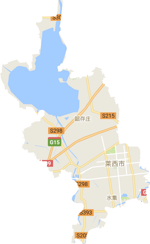 水集街道电子地图
