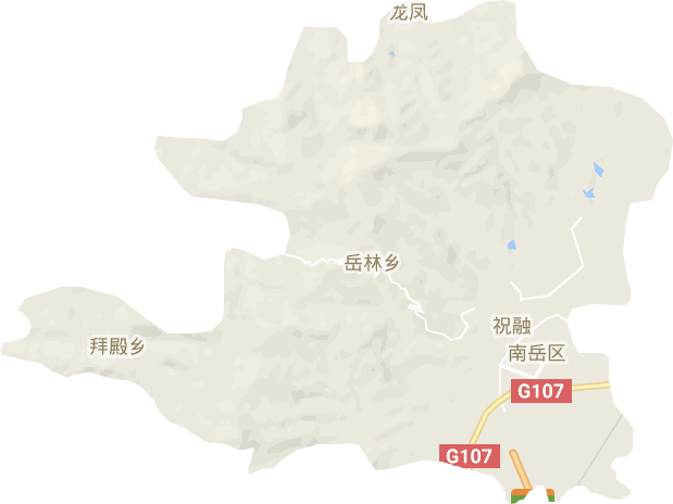 南岳区电子地图
