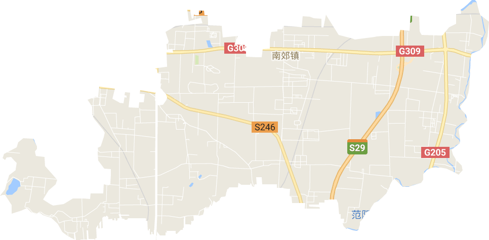 南郊镇电子地图