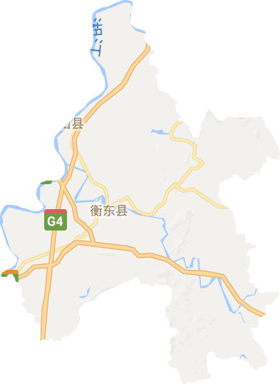 衡东县电子地图