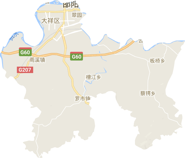 大祥区电子地图