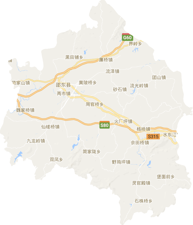 邵东市电子地图