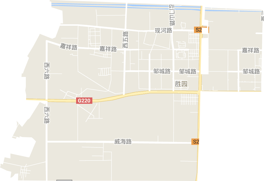 胜园街道电子地图