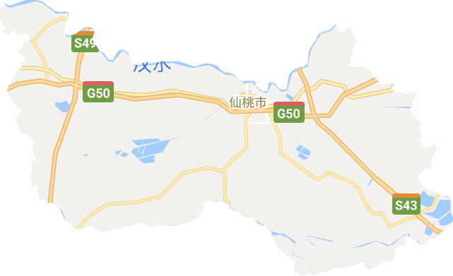 仙桃市电子地图