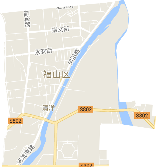 清洋街道电子地图