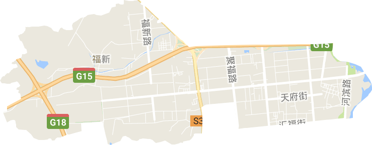 福新街道电子地图
