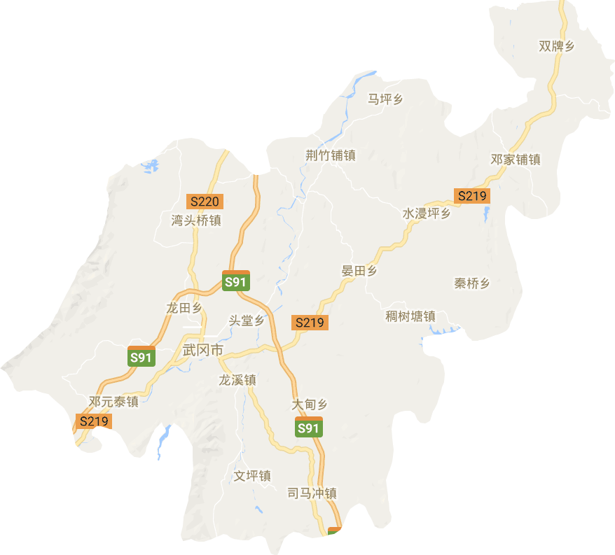 武冈市电子地图