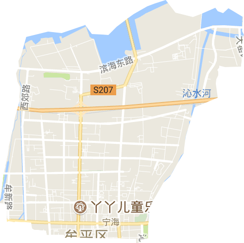 宁海街道电子地图