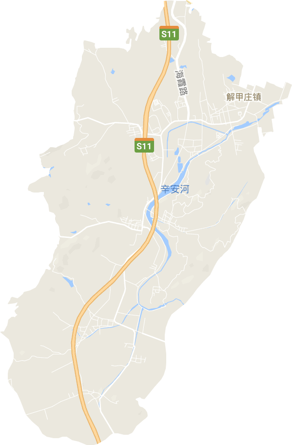 解甲庄街道电子地图