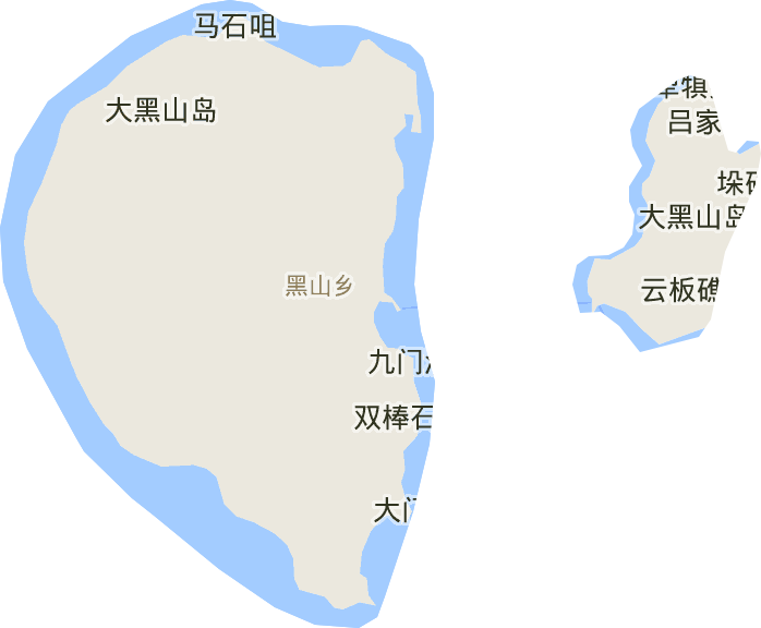 黑山乡电子地图