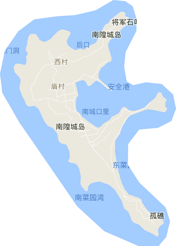 南隍城乡电子地图