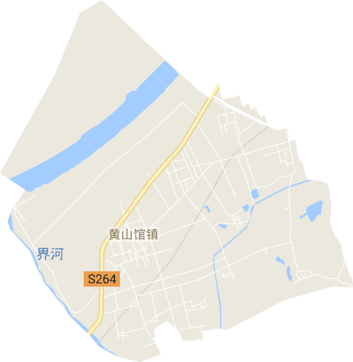 黄山馆镇电子地图