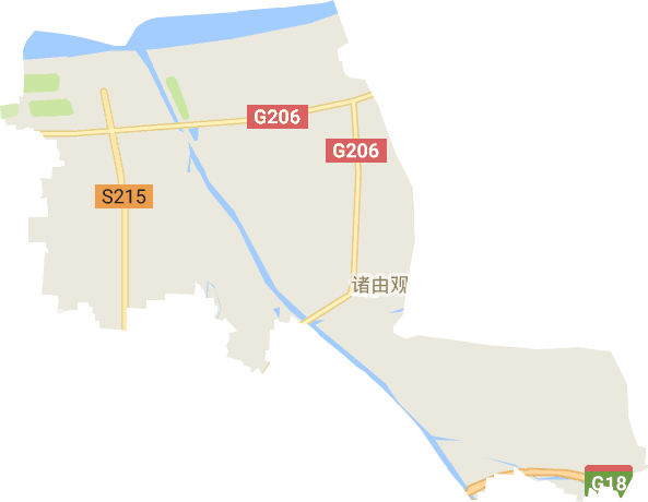 诸由观镇电子地图