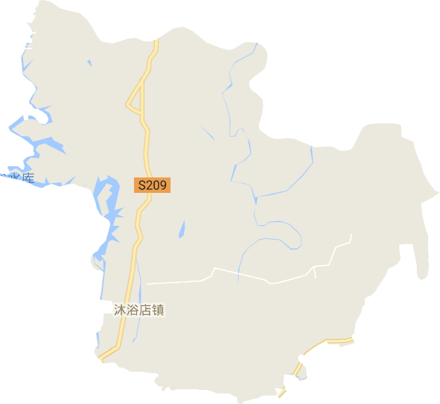 沐浴店镇电子地图